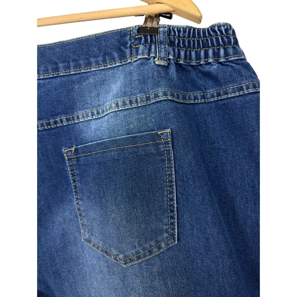 Catherines Right Fit Jeans Plus Sz 20WP Moderately‎ Curvy Cropped